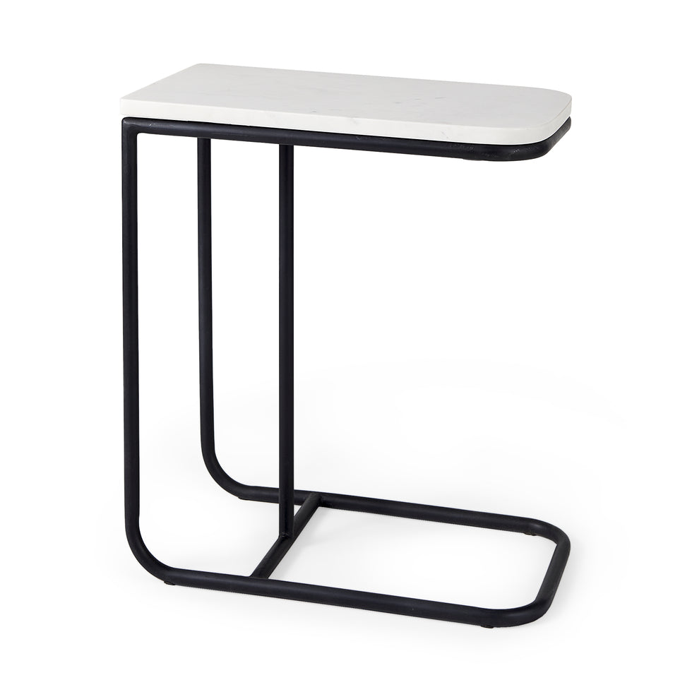 Mercana - Kyra End Table in Black, Metal