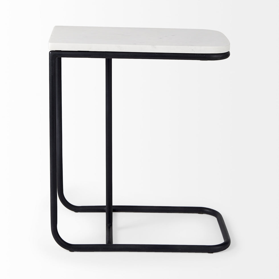 Mercana - Kyra End Table in Black, Metal