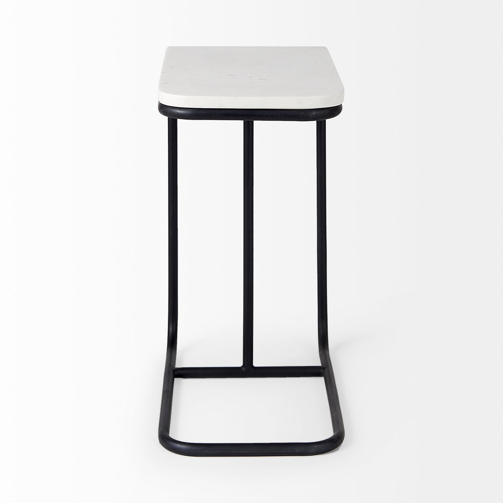 Mercana - Kyra End Table in Black, Metal