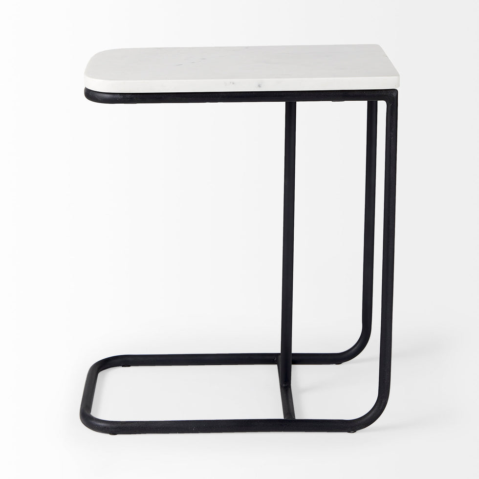 Mercana - Kyra End Table in Black, Metal