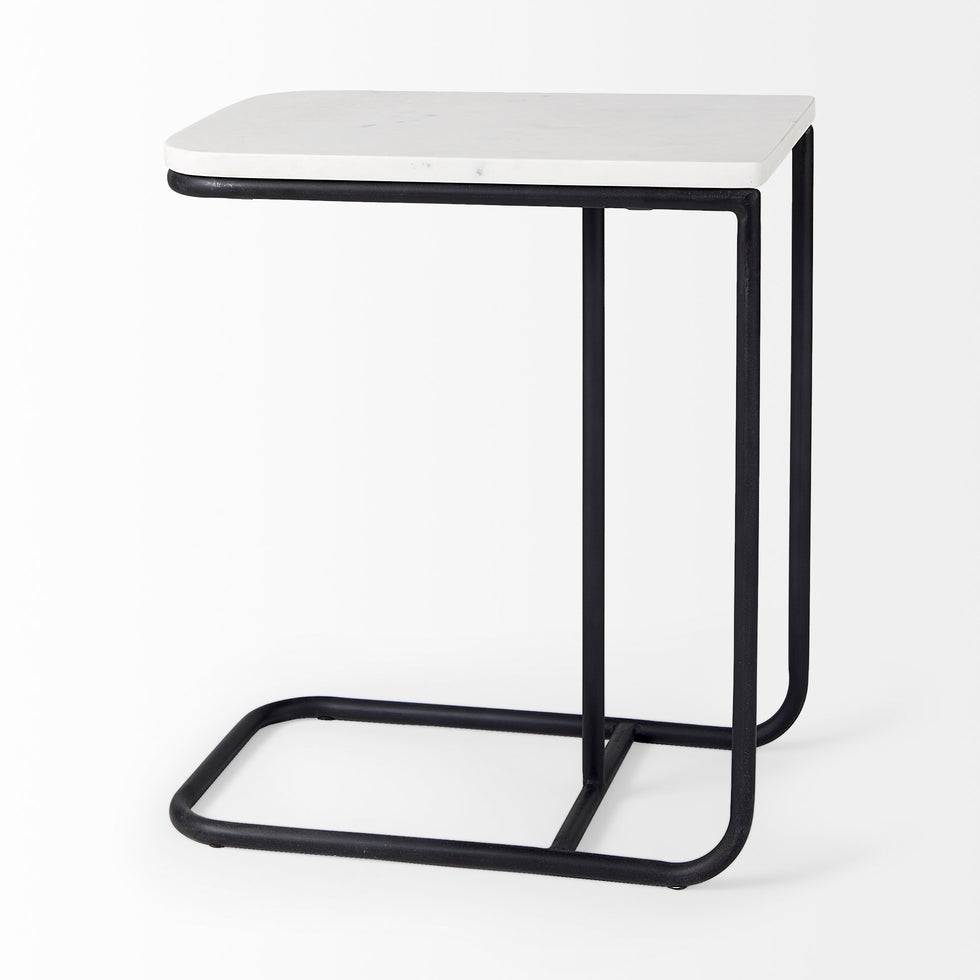 Mercana - Kyra End Table in Black, Metal