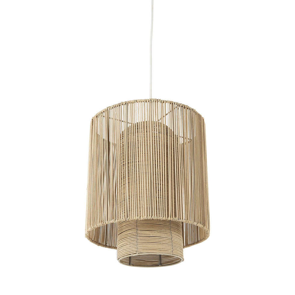 Mercana - Aviario Natural Cane Cylindrical Pendant Light