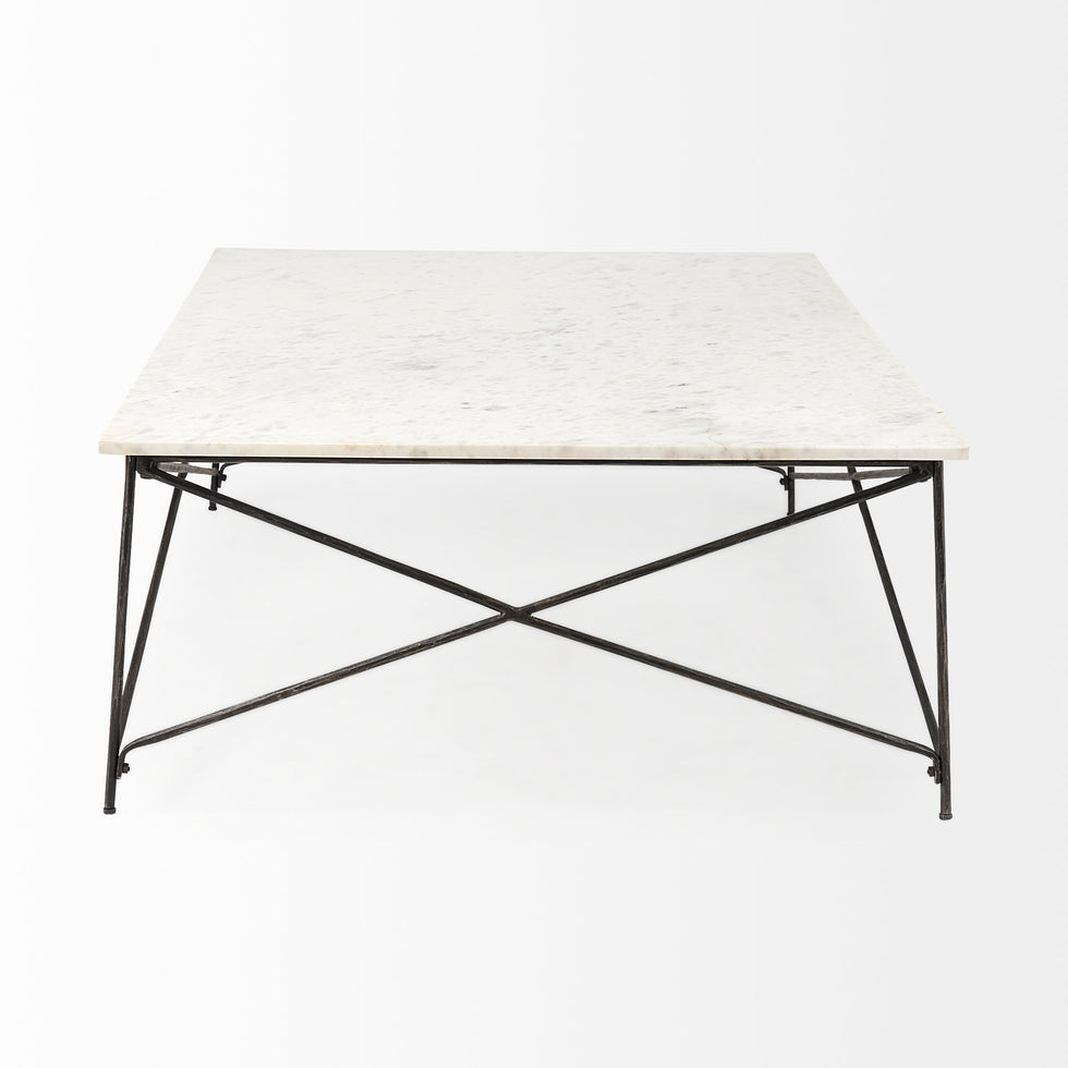Mercana - Lorlei Coffee Table in White, Stone