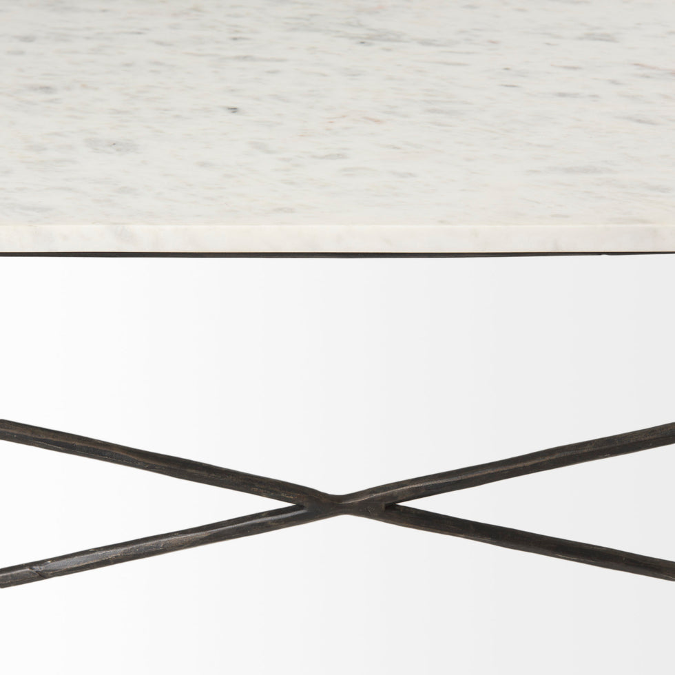 Mercana - Lorlei Coffee Table in White, Stone