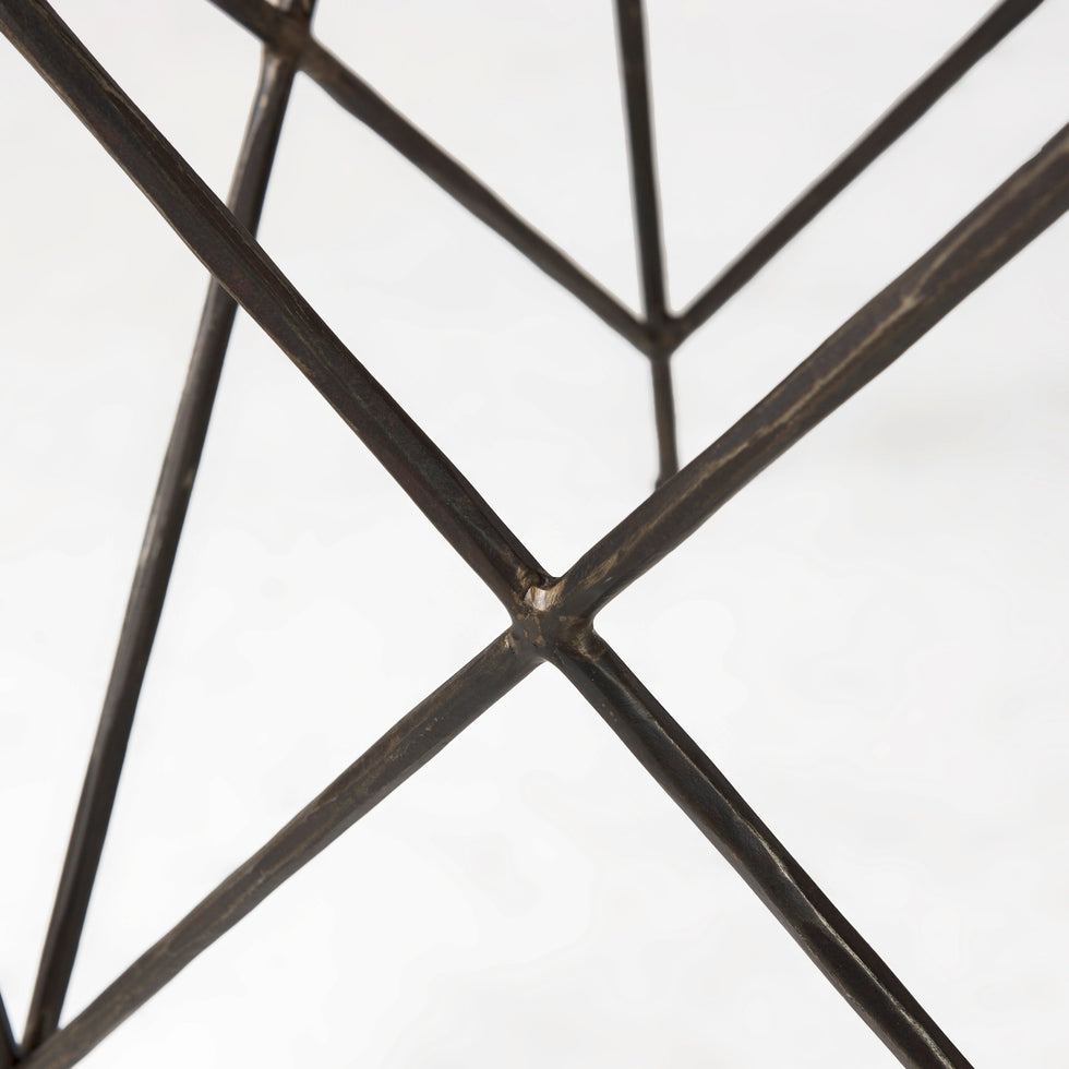 Mercana - Lorlei End Table in White, Stone