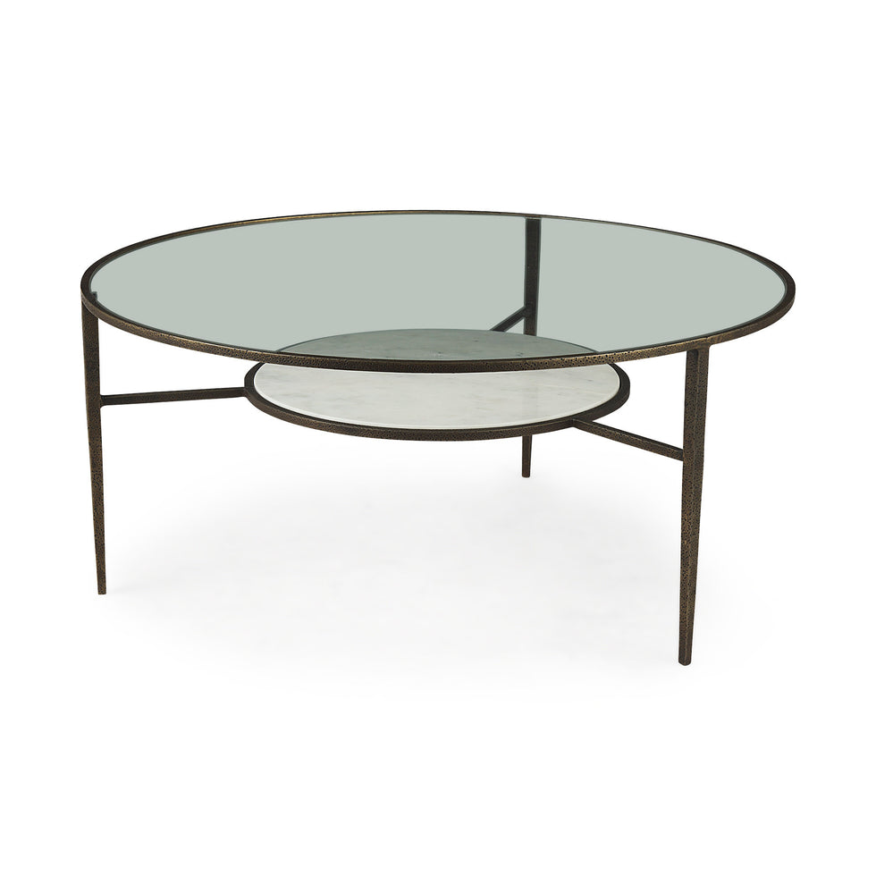 Mercana - Felicity Coffee Table in Gold, Metal
