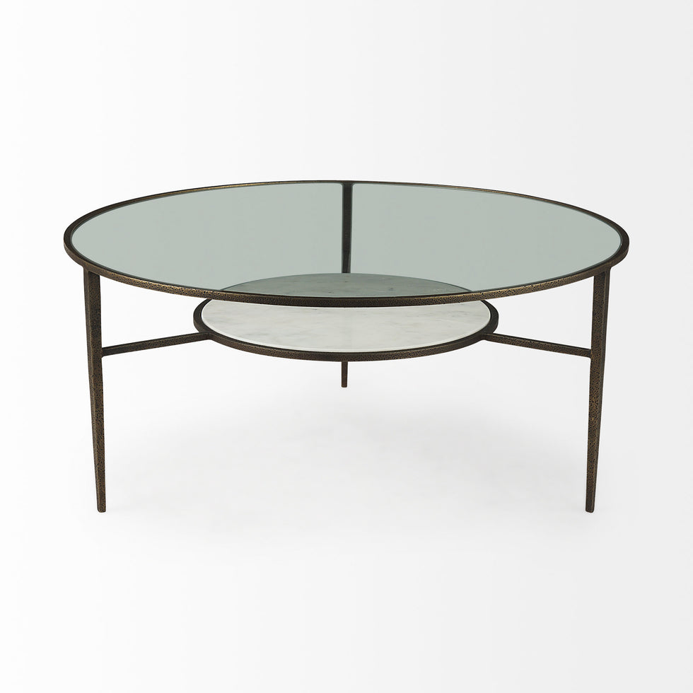 Mercana - Felicity Coffee Table in Gold, Metal