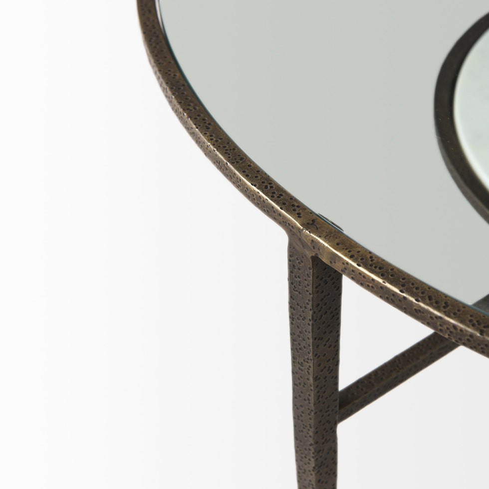 Mercana - Felicity Coffee Table in Gold, Metal