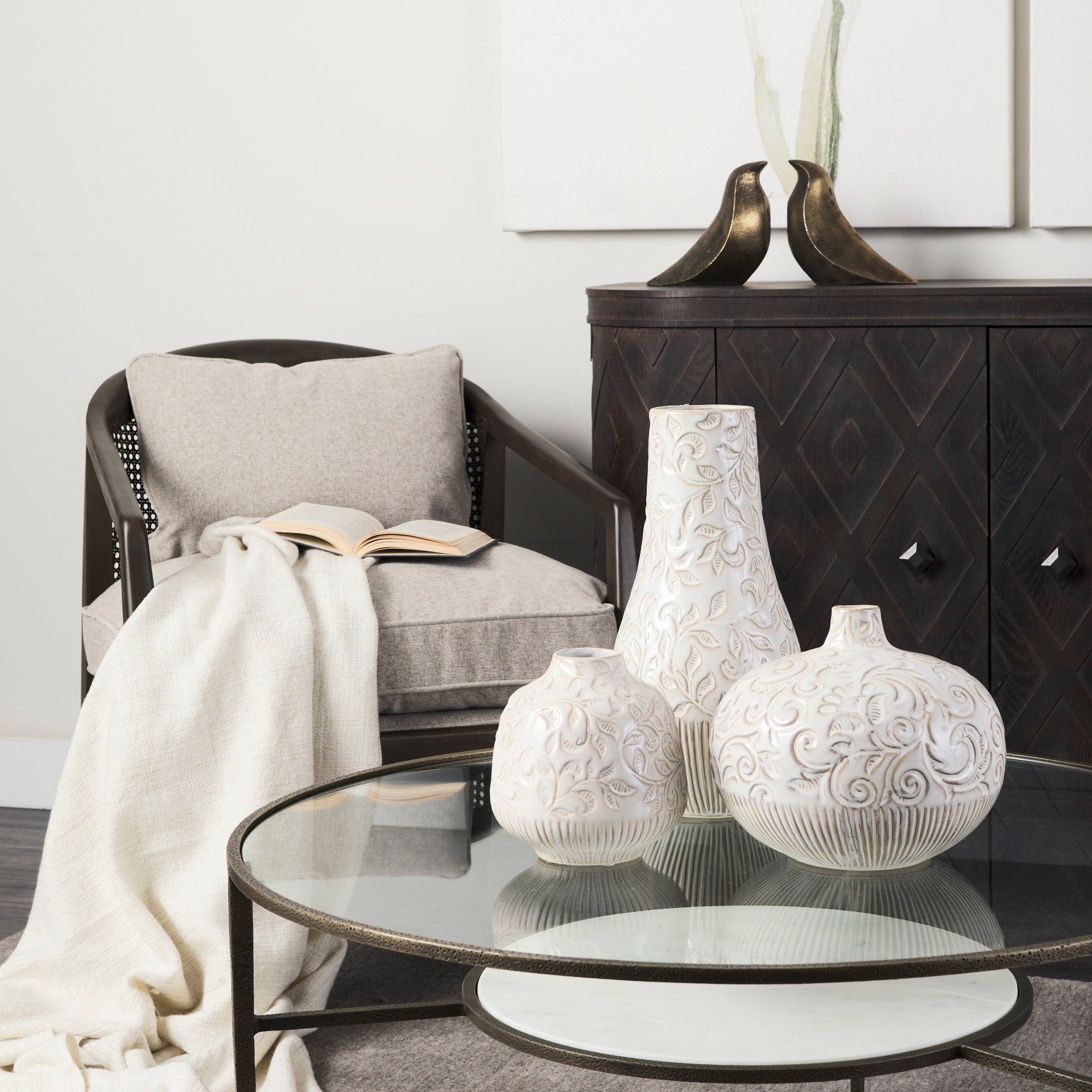 Mercana - Felicity Coffee Table in Gold, Metal