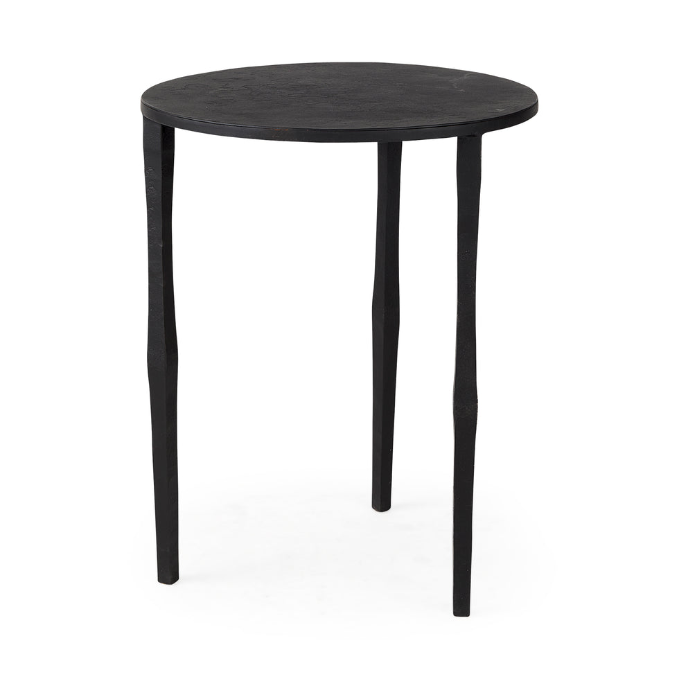 Mercana - Timothy Accent Table in Black, Metal