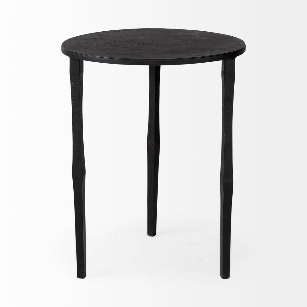 Mercana - Timothy Accent Table in Black, Metal