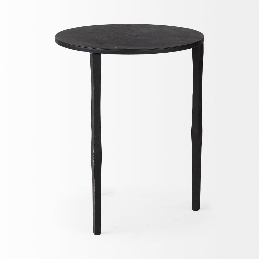 Mercana - Timothy Accent Table in Black, Metal
