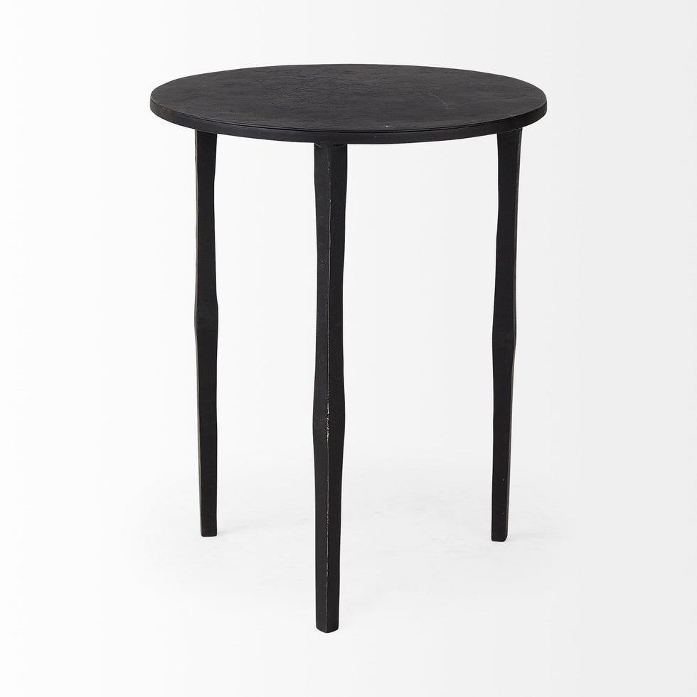 Mercana - Timothy Accent Table in Black, Metal