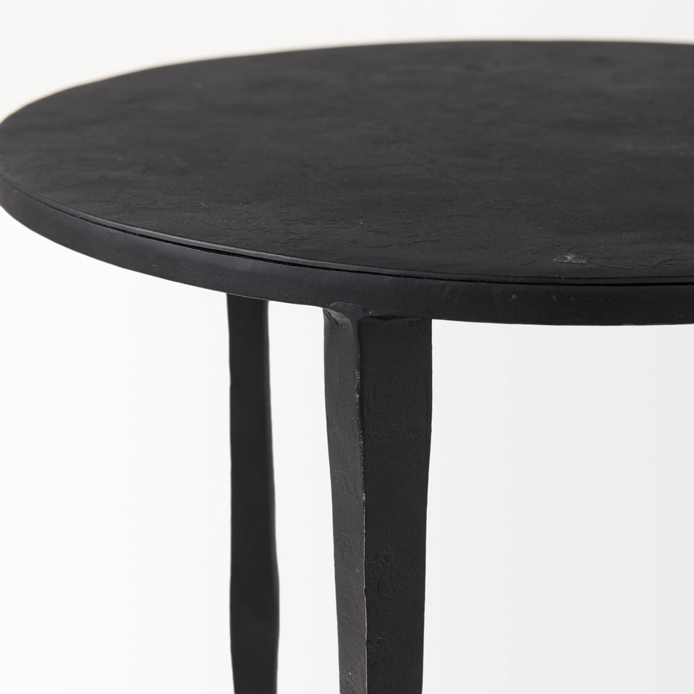 Mercana - Timothy Accent Table in Black, Metal