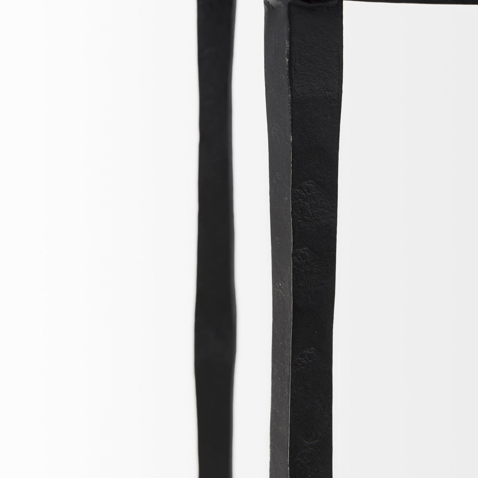 Mercana - Timothy Accent Table in Black, Metal
