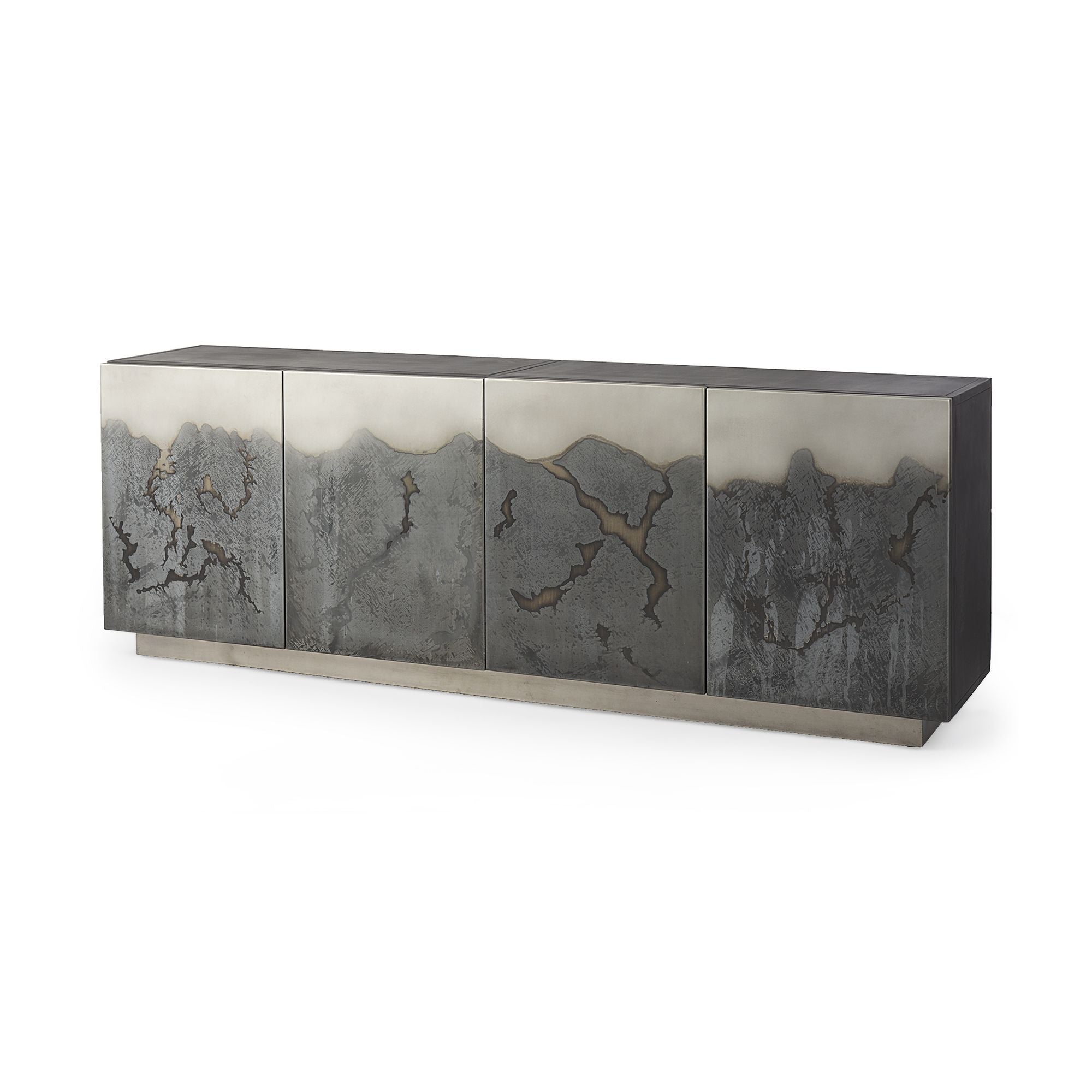 Mercana Roxdale Sideboard - Acid Wash, Metal