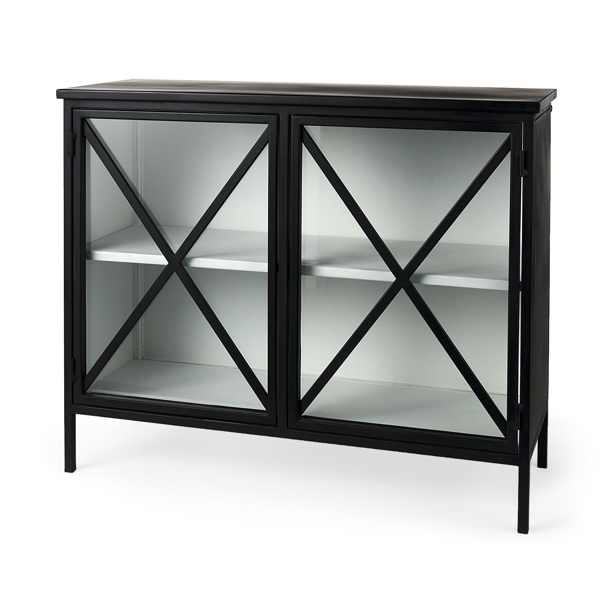 Mercana - Aurelia Two Door Glass Cabinet