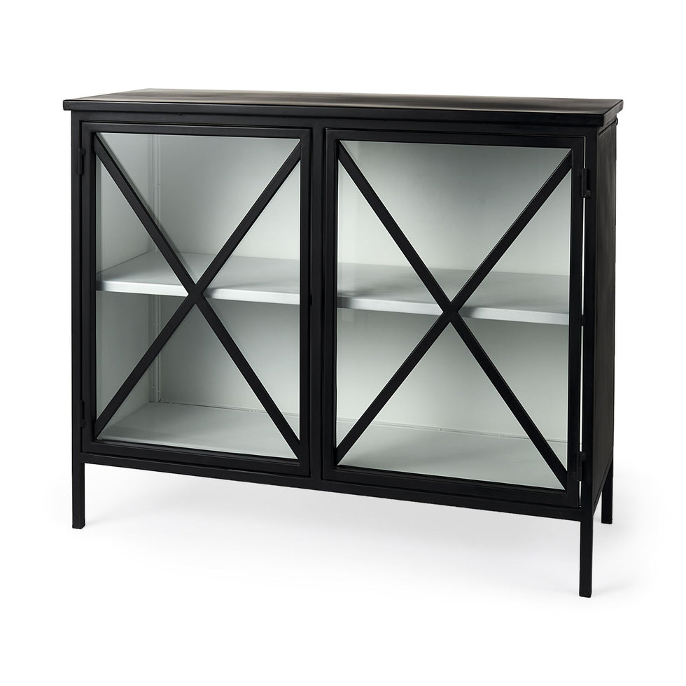 Mercana - Aurelia Two Door Glass Cabinet