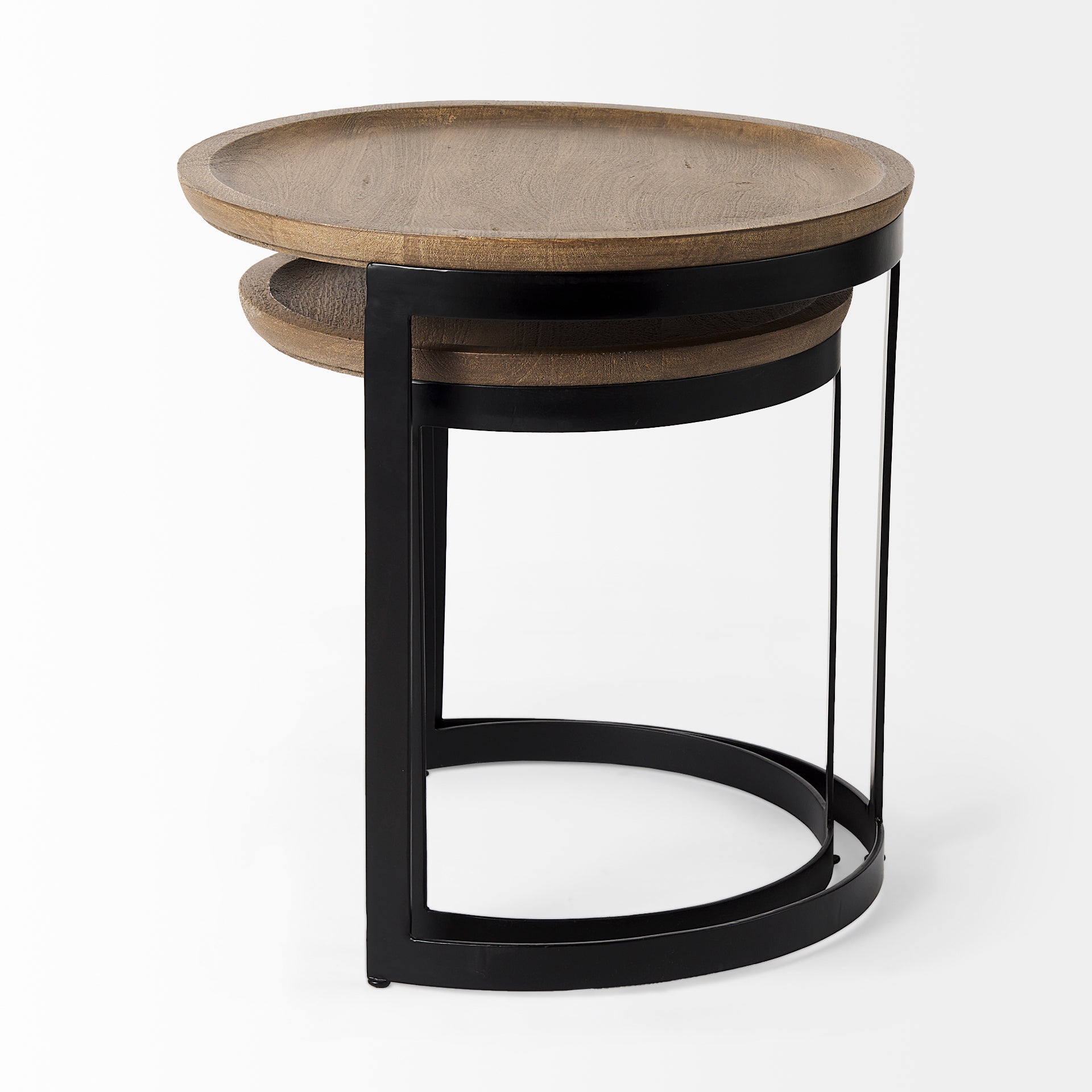 Mercana - Aisley Accent Table in Brown, Solid Wood