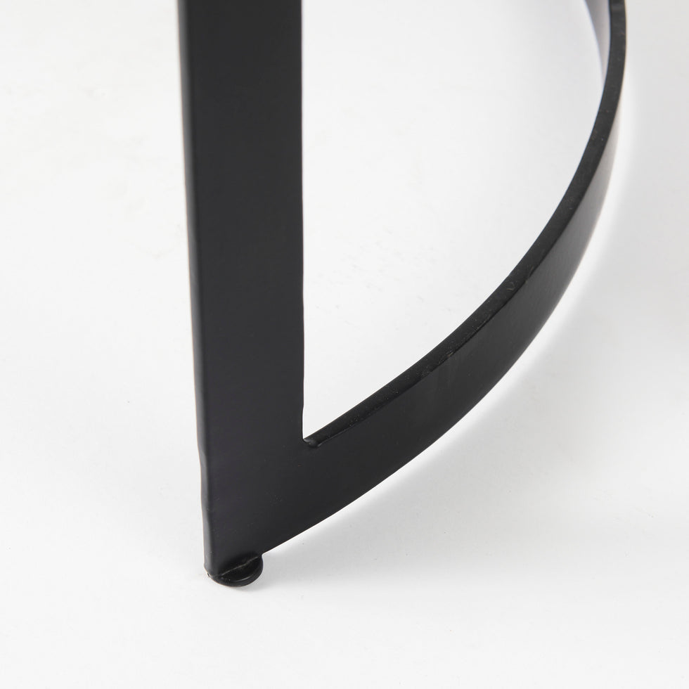 Mercana - Aisley Accent Table in Brown, Solid Wood