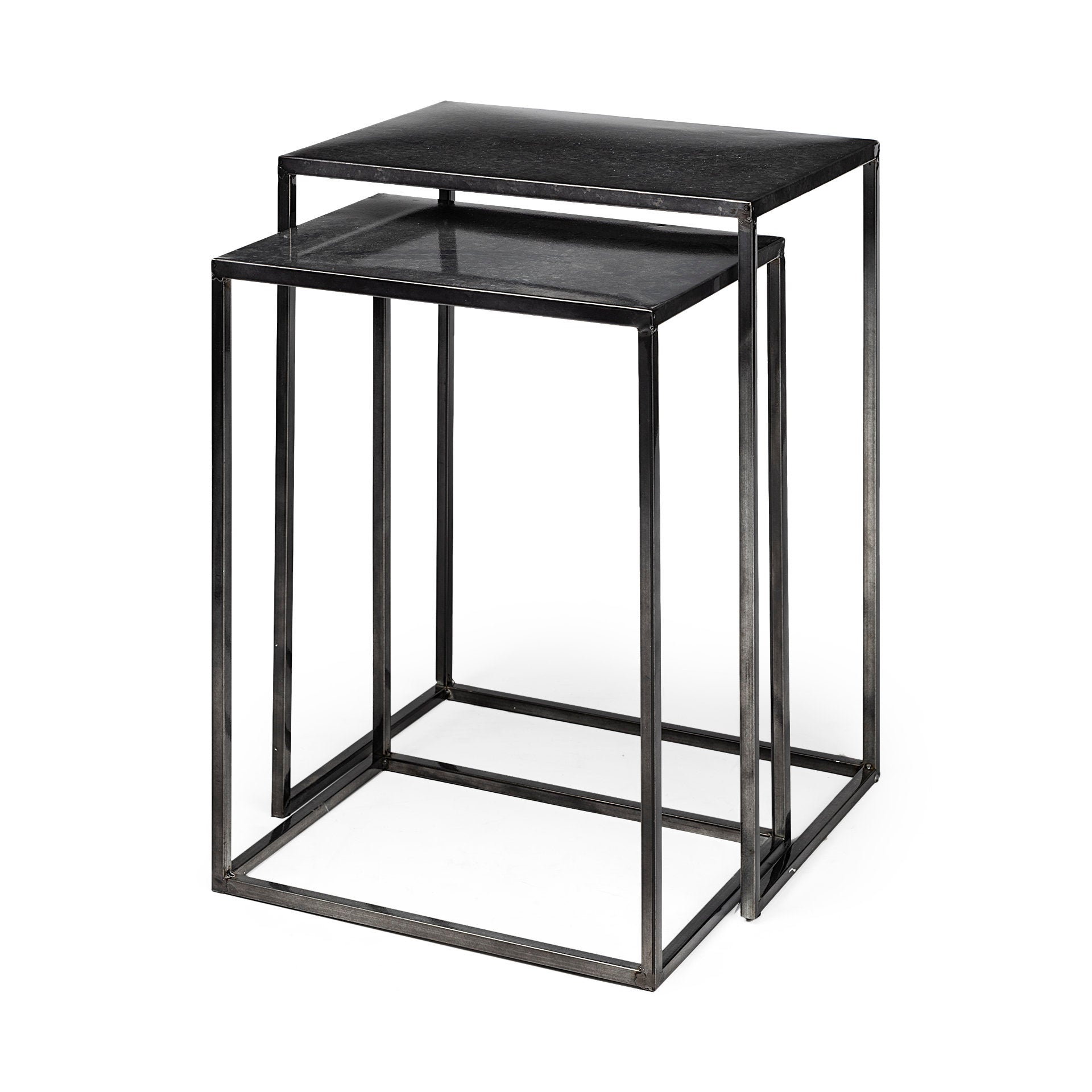 Mercana - Kasey Accent Table in Black, Metal