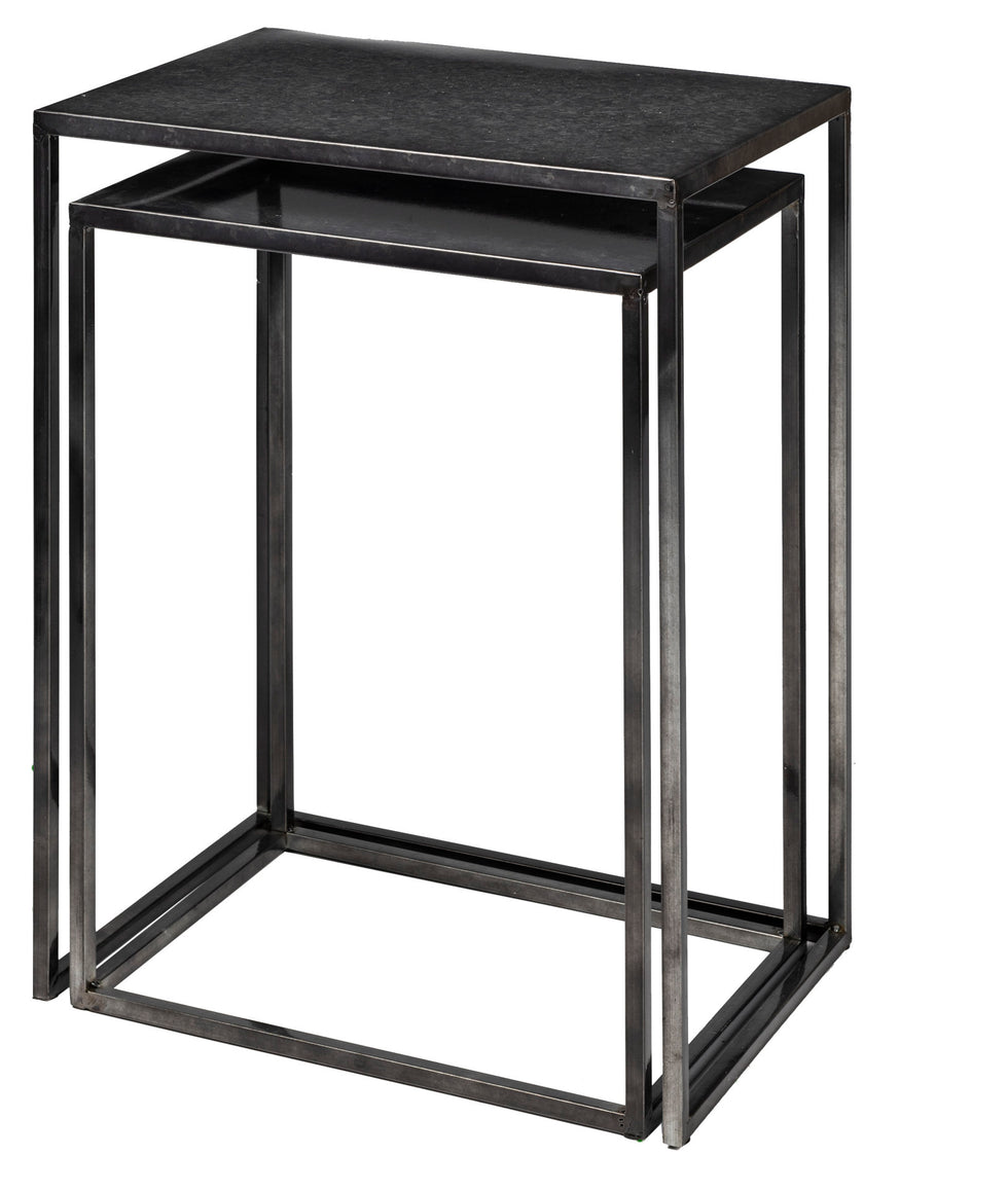 Mercana - Kasey Accent Table in Black, Metal