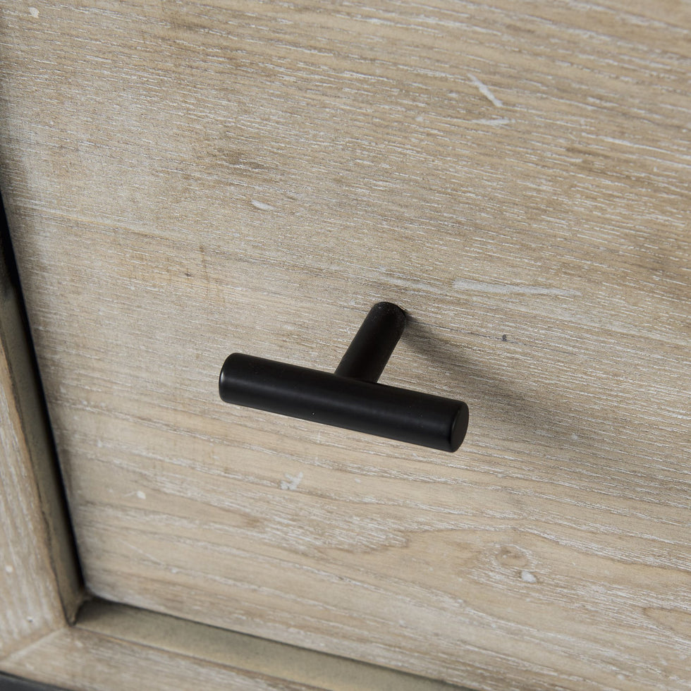 Mercana - Ciara Beige Fir Veneer 2 Drawer Accent Cabinet
