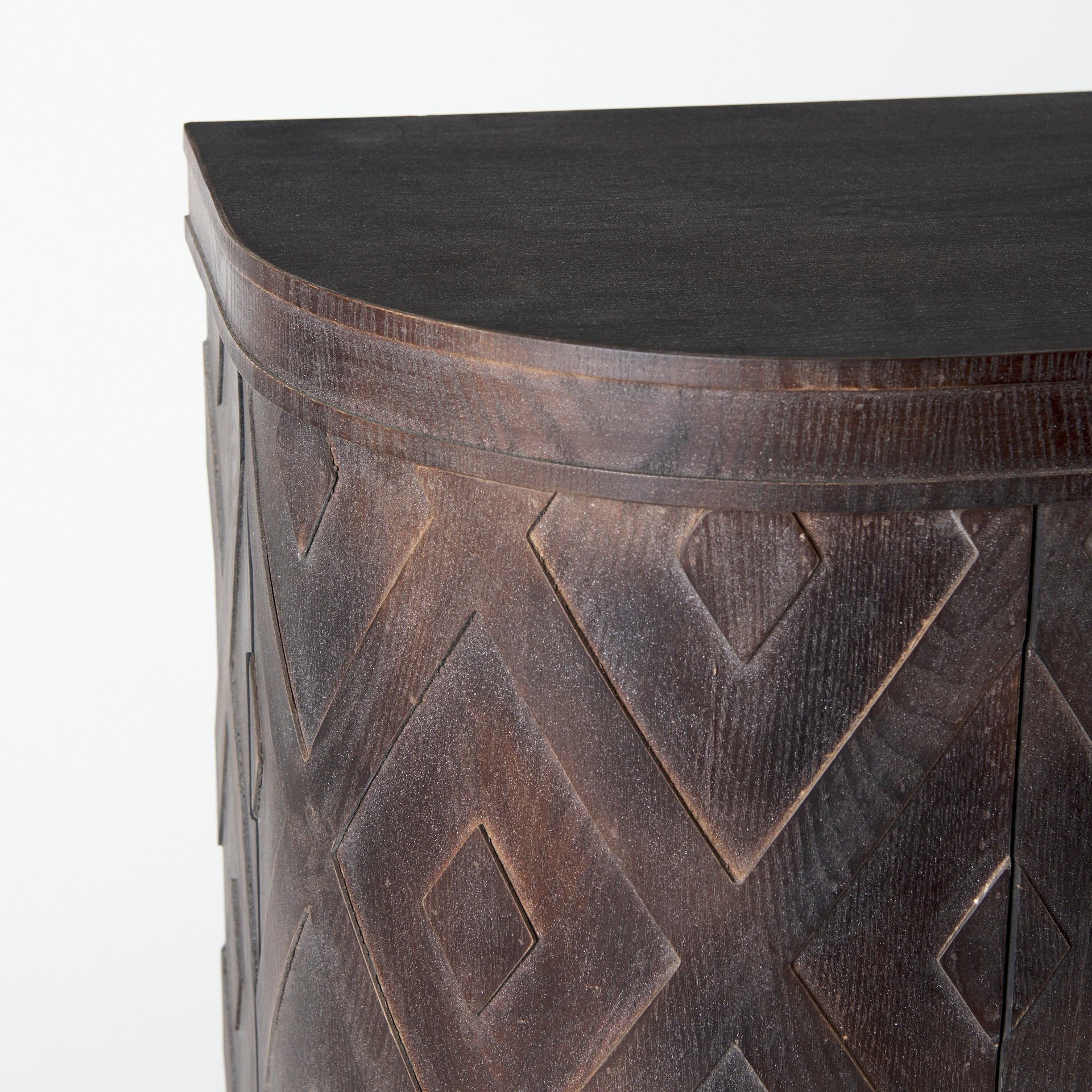 Mercana - Lennon Accent Cabinet in Brown, Solid + Manufactured Wood