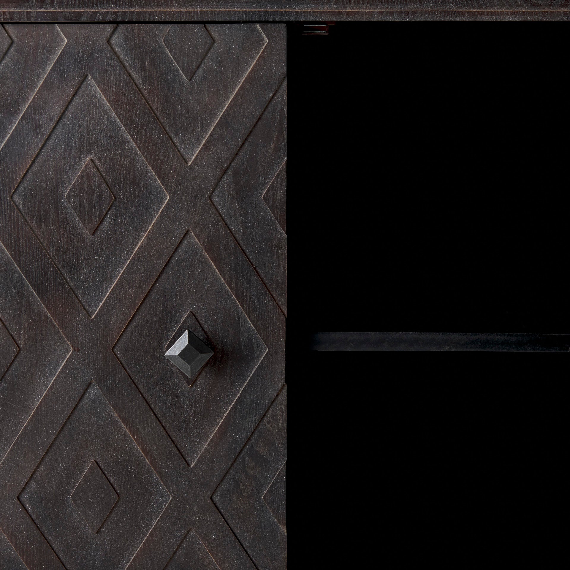 Mercana - Lennon Accent Cabinet in Brown, Solid + Manufactured Wood