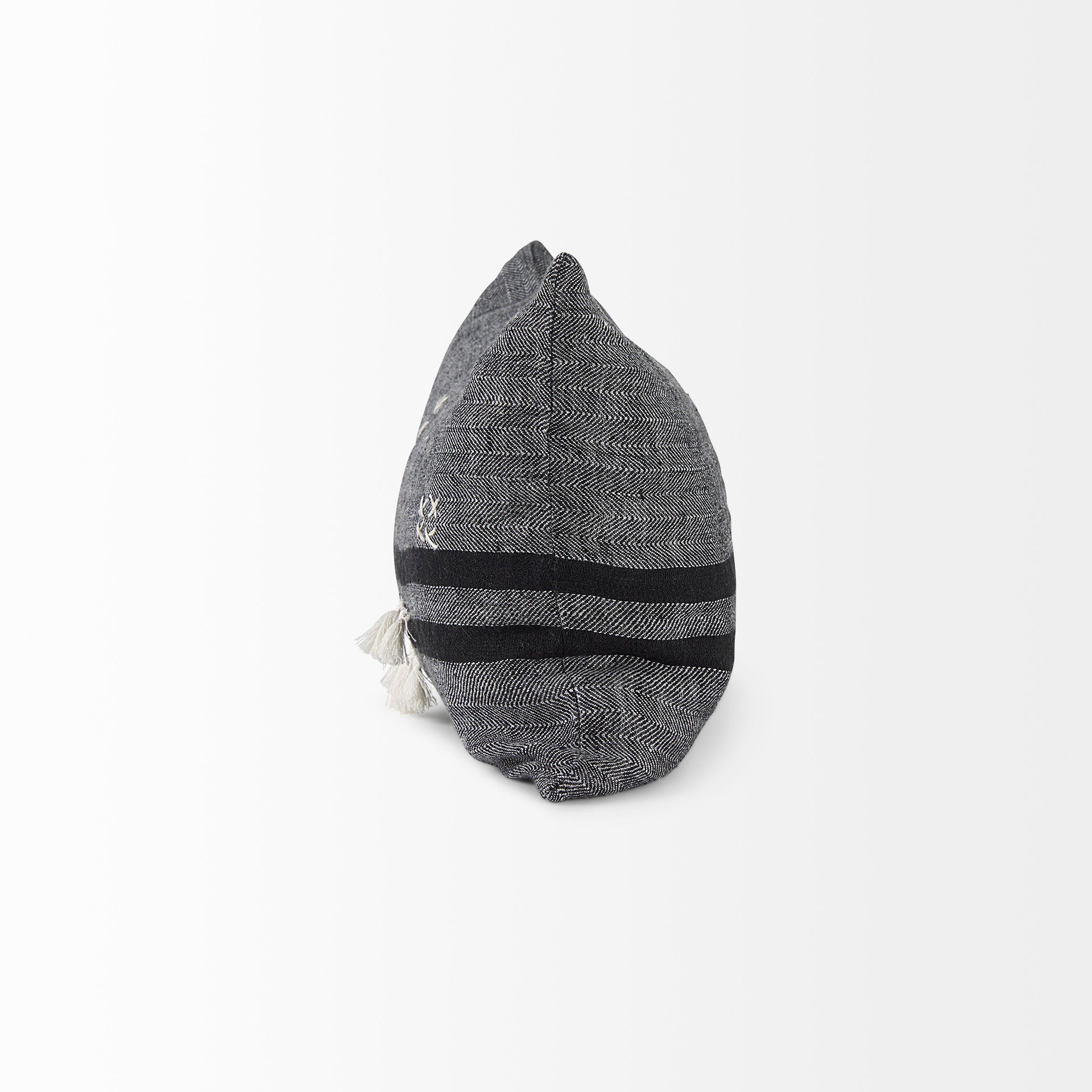 Mercana - Sibyl Pillow in Black, Fabric