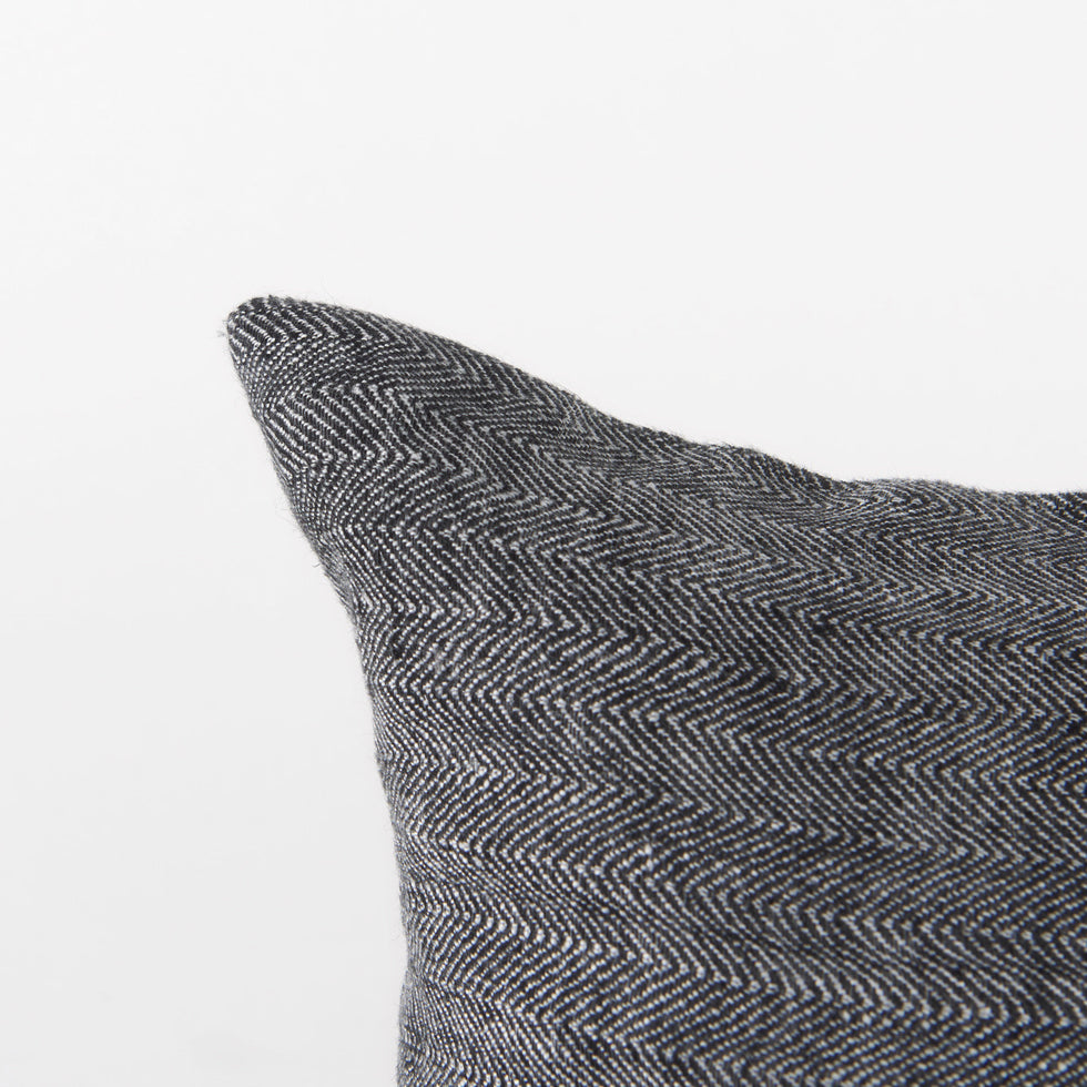 Mercana - Sibyl Pillow in Black, Fabric