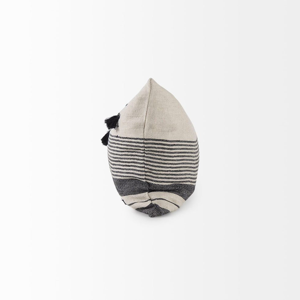Mercana - Thalia Pillow in Black, Fabric