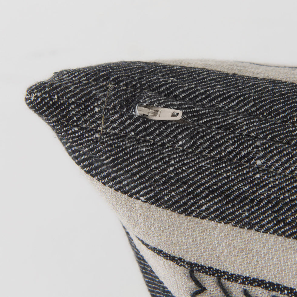 Mercana - Thalia Pillow in Black, Fabric