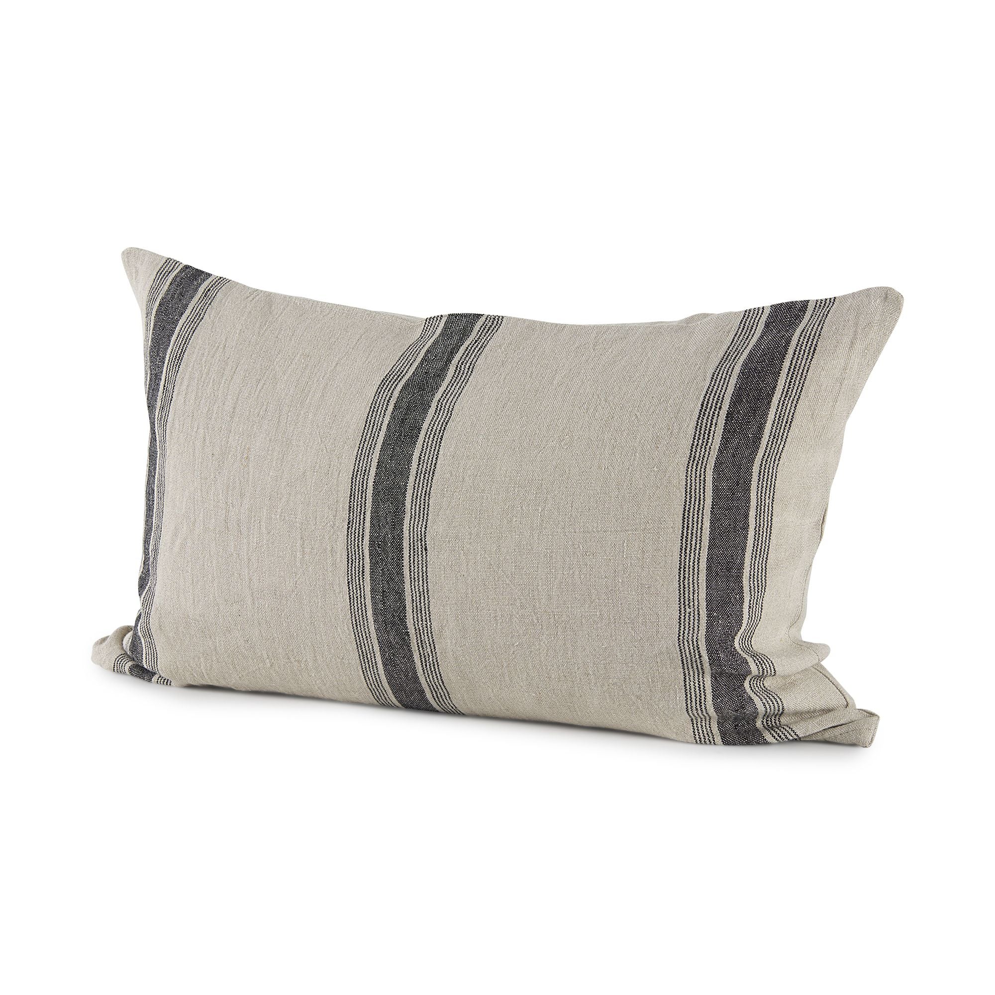 Mercana - Hattie Fabric Striped Decorative Pillow Cover
