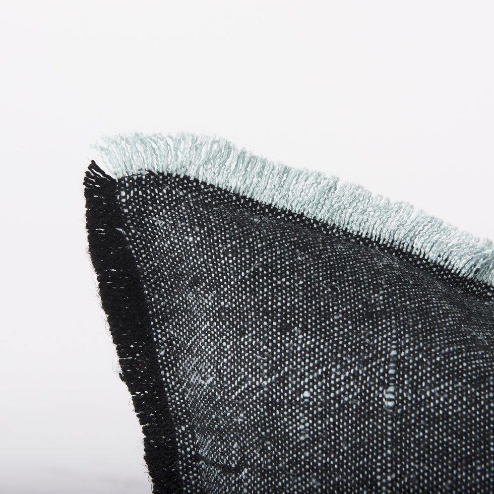 Mercana - Malia Pillow in Black, Fabric