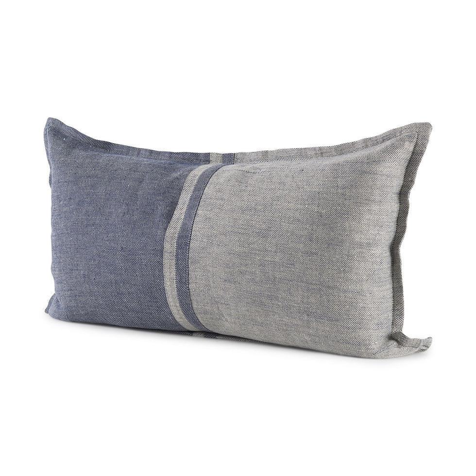 Mercana - Aubrielle Fabric Color Blocked Decorative Pillow Cover