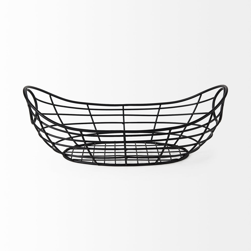 Mercana - Mateo Basket in Black, Metal