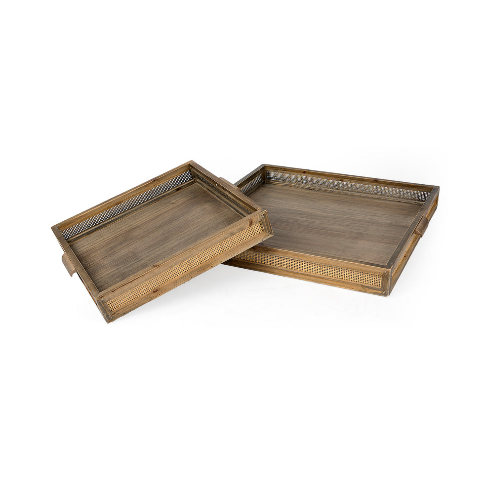 Mercana - Sonny Tray in Brown, Wood