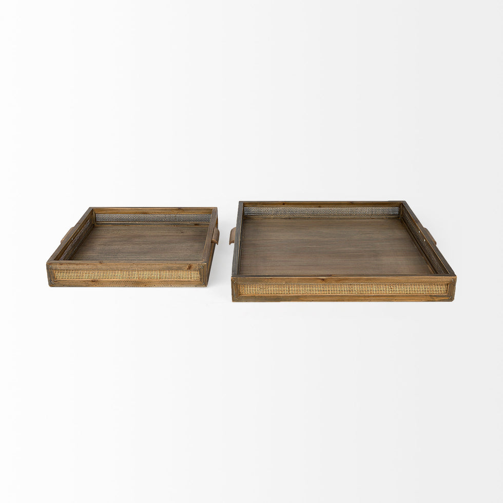 Mercana - Sonny Tray in Brown, Wood
