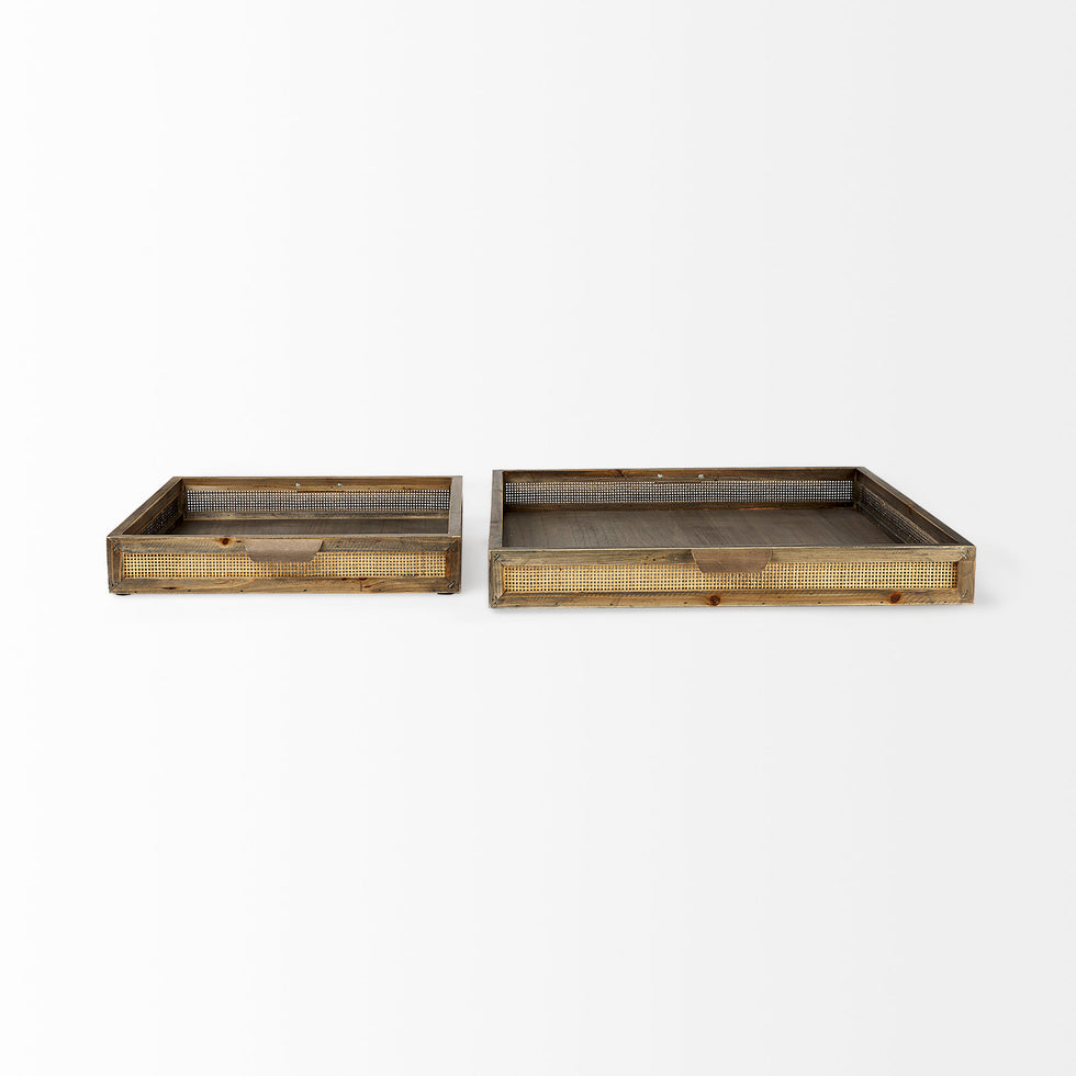 Mercana - Sonny Tray in Brown, Wood