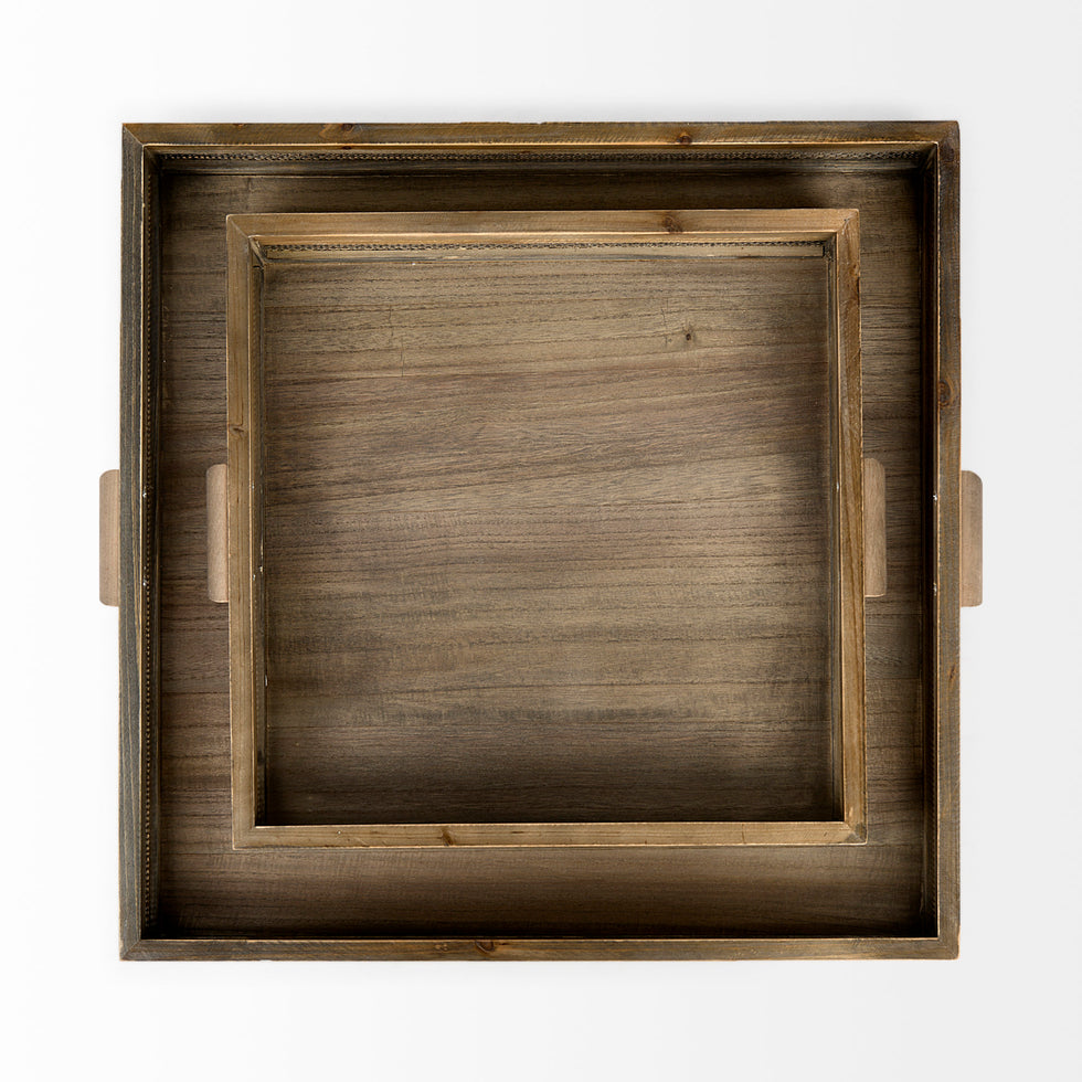 Mercana - Sonny Tray in Brown, Wood