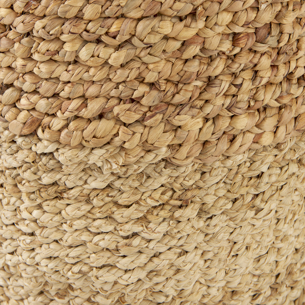 Mercana - Morocco Basket in Brown, Water Hyacinth