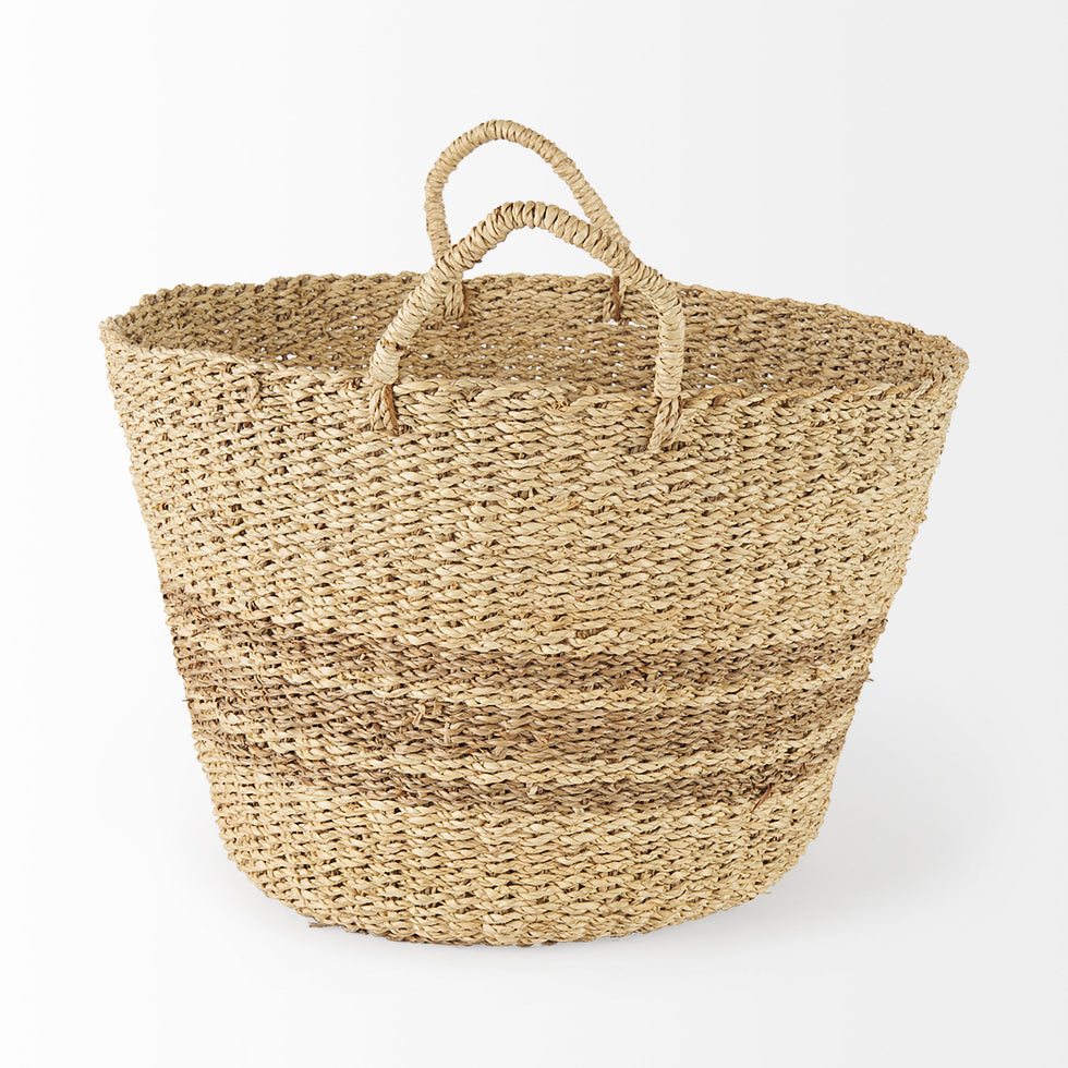 Mercana - Vance Basket in Brown, Seagrass