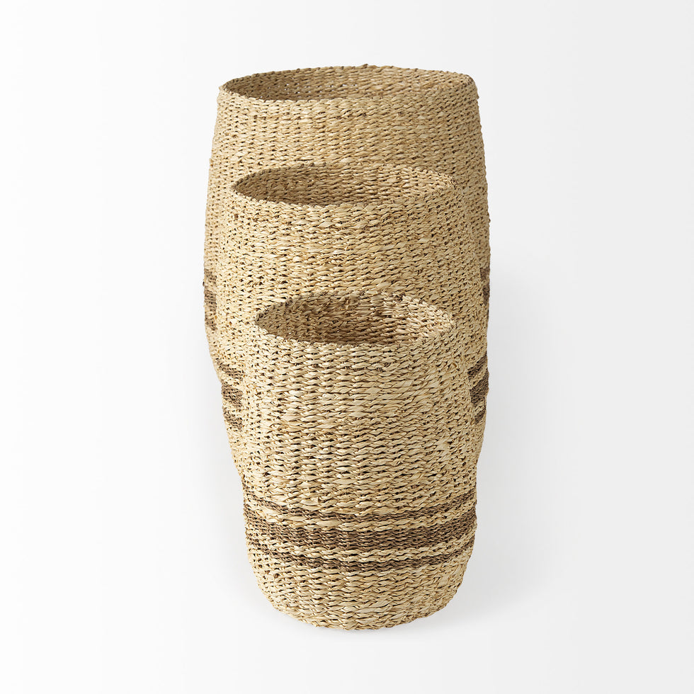 Mercana - Sivannah Basket in Brown, Seagrass