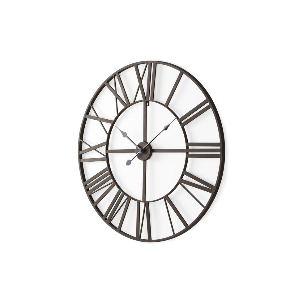 Mercana - Pender Iron Round Wall Clock