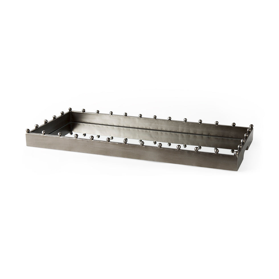 Mercana - Elio Tray in Gray, Metal