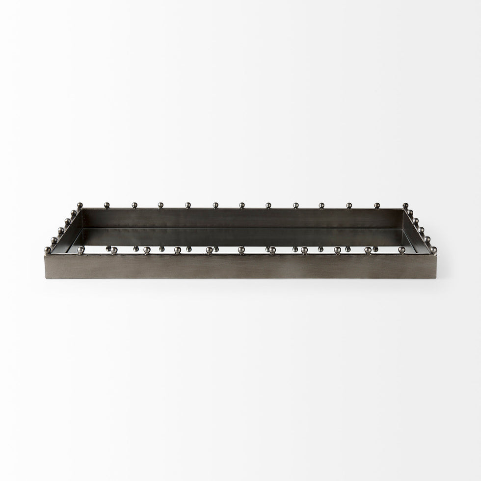 Mercana - Elio Tray in Gray, Metal