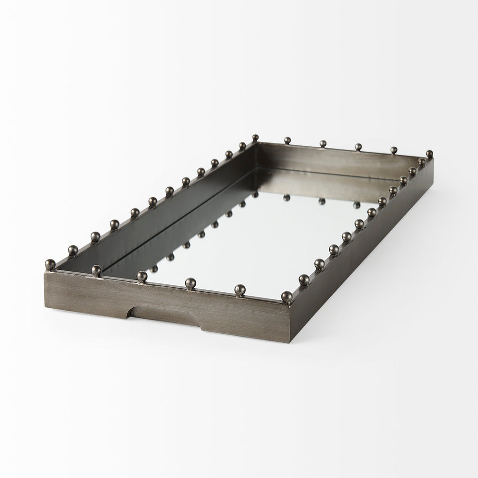 Mercana - Elio Tray in Gray, Metal