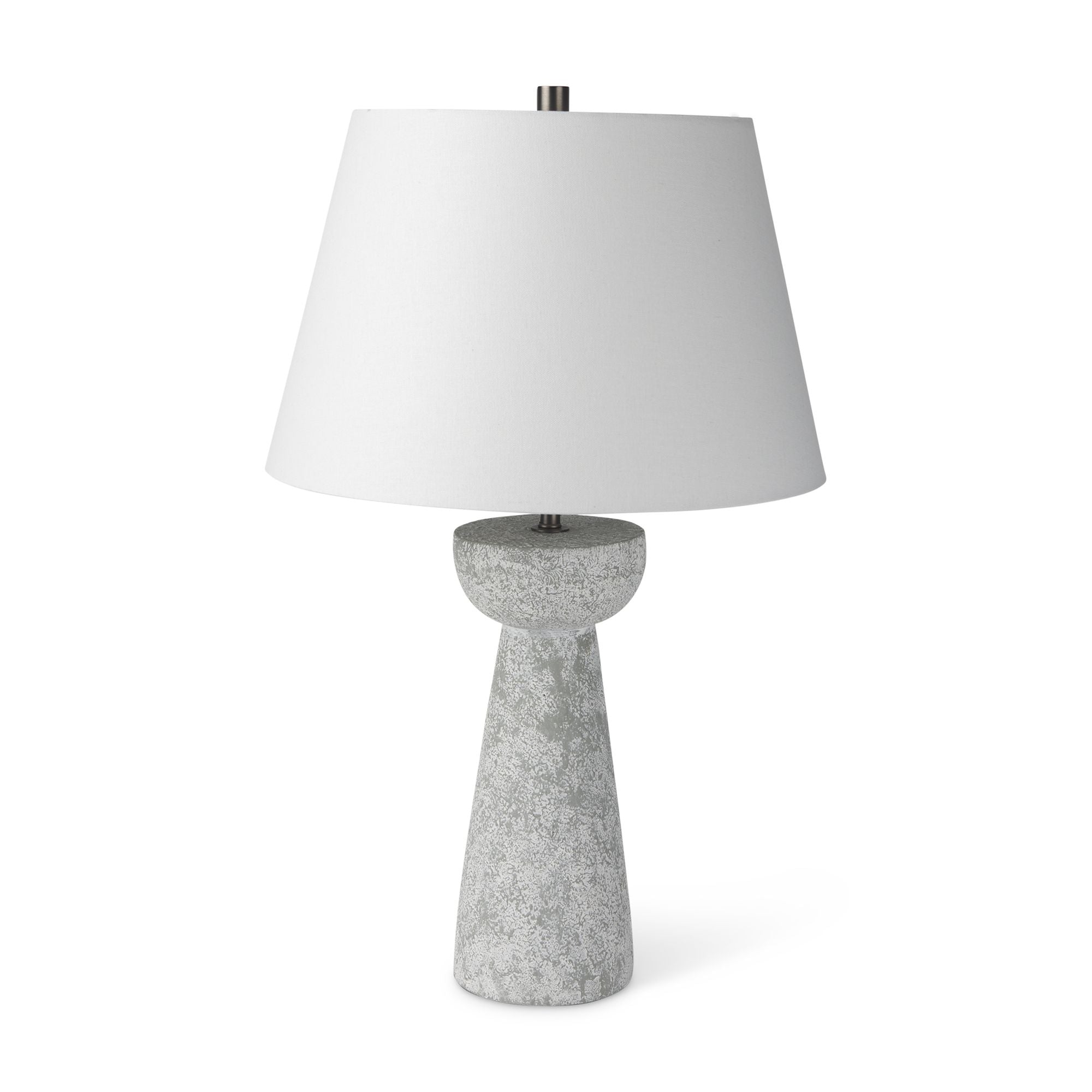 Mercana - Julia Gray Antique Painted Cement Table Lamp