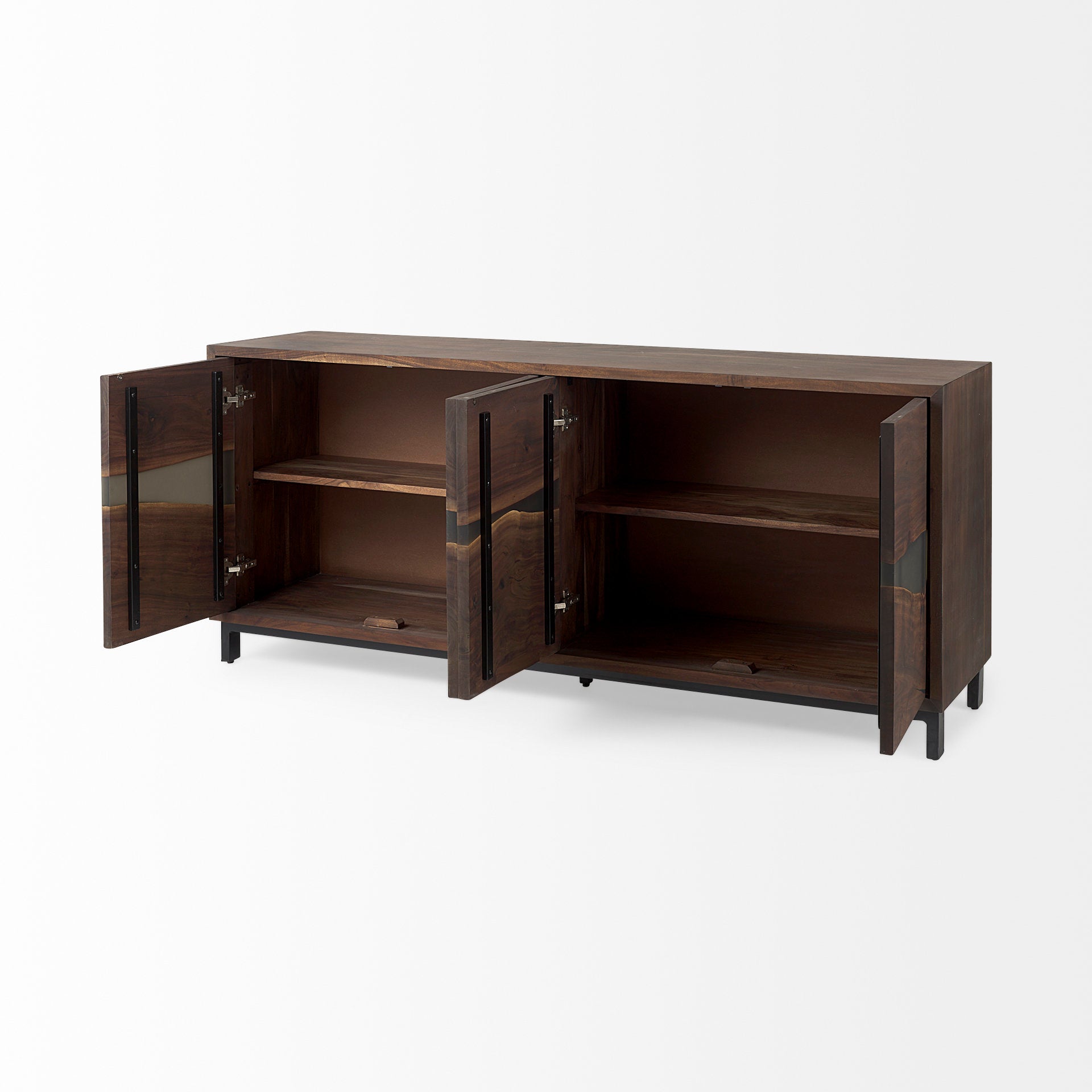 Mercana - Hemlock Sideboard in Brown, Solid Wood